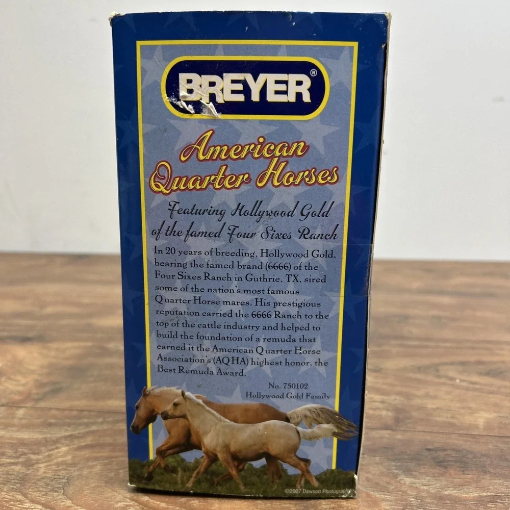 Vintage‎ Breyer #750102 American Quarter Horses Hollywood Gold Family New 2007